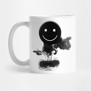 Black Smiley Mug